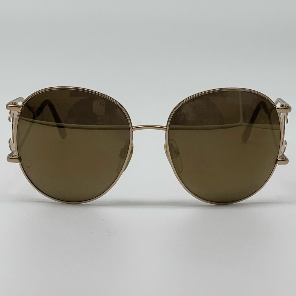 Chanel Vintage Miller 05258 Sunglasses Gold Mirror 90’s Italy Case Case Rare See - Picture 11 of 16